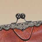 Borsa vintage con chiusura a scatto
