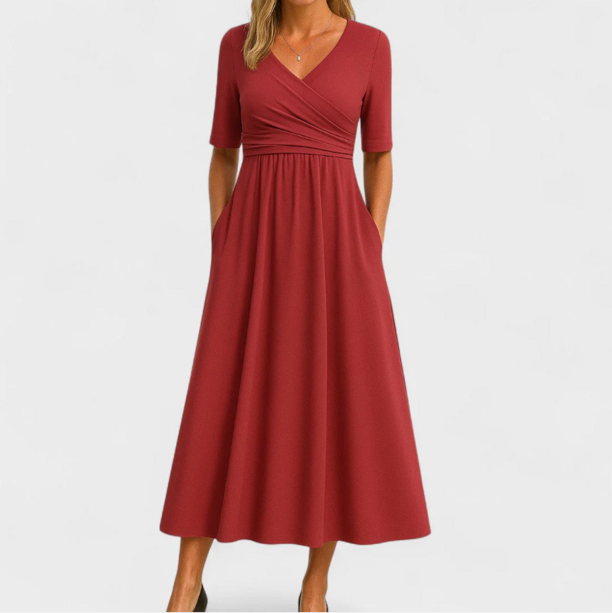 ✨ Emma™ | Abito Midi Elegante