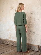 ✨ Sienna™ | Completo in Lino con Top e Pantaloni 🇮🇹.