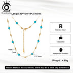 Collana e bracciale Choker Turchese