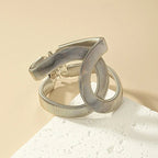 Bracciale a Cuffia Spirale Chunky
