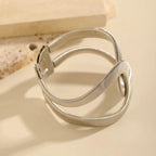Bracciale a Cuffia Spirale Chunky