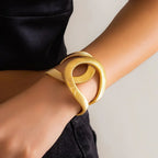 Bracciale a Cuffia Spirale Chunky