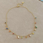 Collana Choker con Cristalli Dainty Sparsi